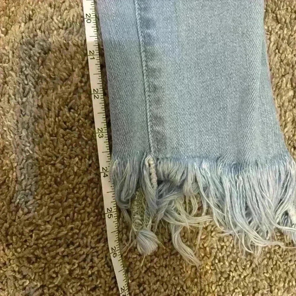 JOE'S Collectors Edition Icon Skinny Crop Fringe Hem Jean in Marjorie W 25 / 0 - Picture 6 of 9